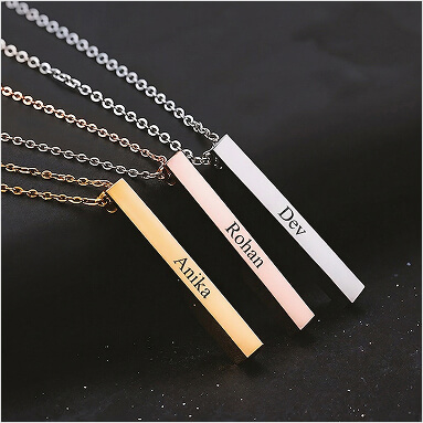 Bar Keychain Pendant